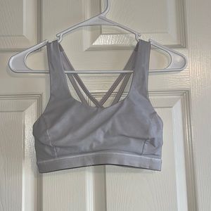 Lululemon sports bra wild and free white size 2